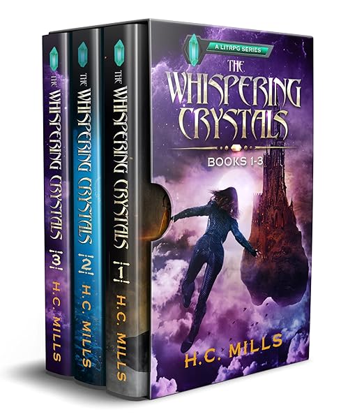 The Whispering Crystals Omnibus: Books 1-3 of a LitRPG Adventure