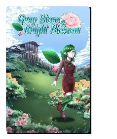 Grey Stone and Bright Blossom